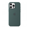 Apple MA7V4ZM/A Silicone Case avec MagSafe for Apple iPhone 16 Pro Max - Lake Green